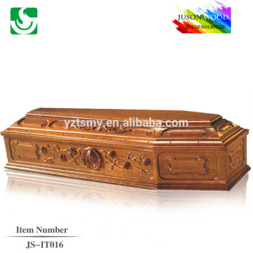 2015 New design European tyle wooden coffin manufacturer from China